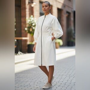 Banana Republic Petite XS White Coat